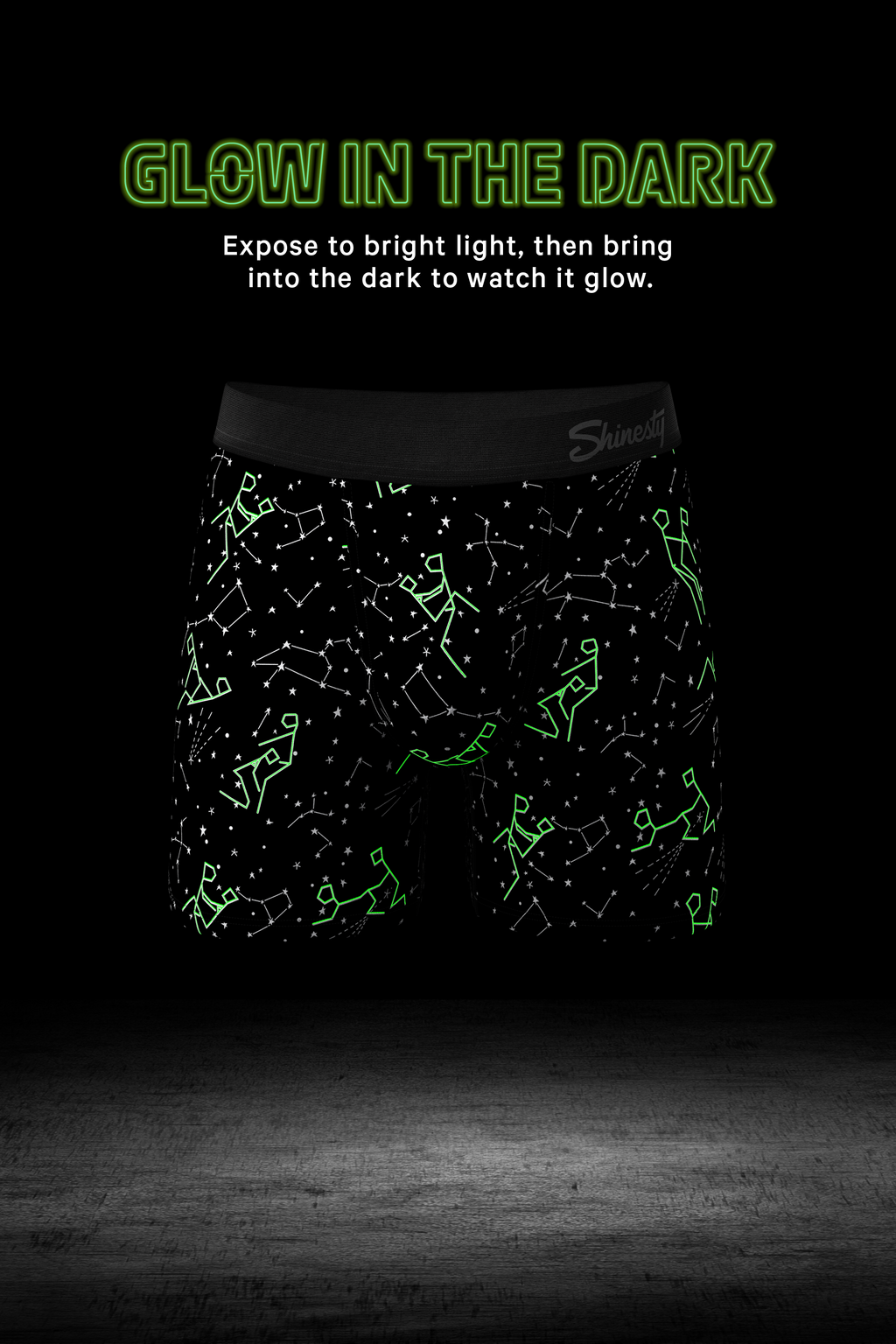 The Big Bang | Glow In The Dark Constellation Ball Hammock® Pouch Underwear - Shinesty