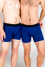 The Big Blue | Navy Ball Hammock® Boxer Couples Matching Underwear 2 Pack - Shinesty