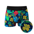 The Big Kahunas | Hawaiian Print Boxer Ball Hammock® Pouch Trunks Underwear - Shinesty