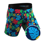 The Big Kahunas | Hawaiian Print Boxer Ball Hammock® Boxer - Long Leg - Shinesty