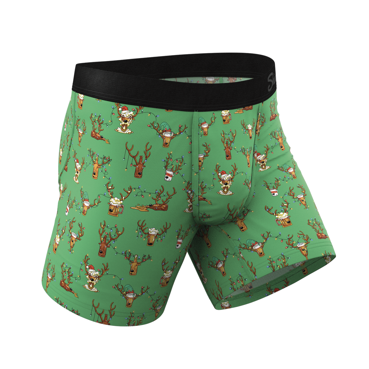 The Blitzened | Reindeer Beer Ball Hammock® Pouch Underwear - Shinesty