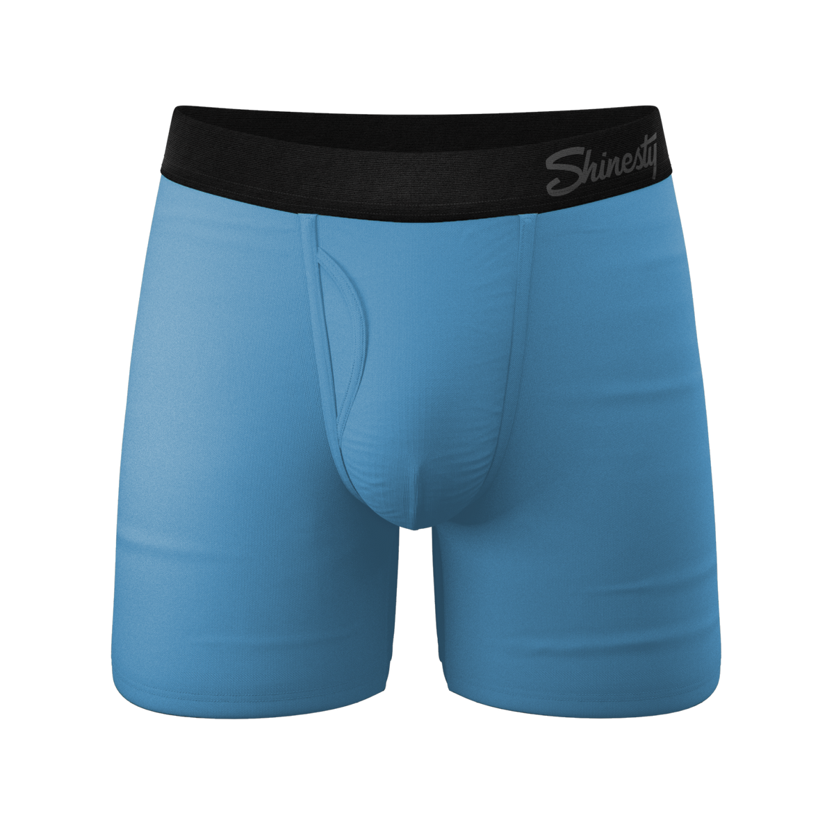The Blue Ball Effect | Dusty Blue Ball Hammock® Pouch Underwear With Fly - Shinesty