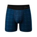 The Blue Planet | Blue Space Dye Ball Hammock® Pouch Underwear With Fly - Shinesty