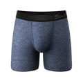 The Blueberry | Blue Heather Ball Hammock® Pouch Underwear - Shinesty