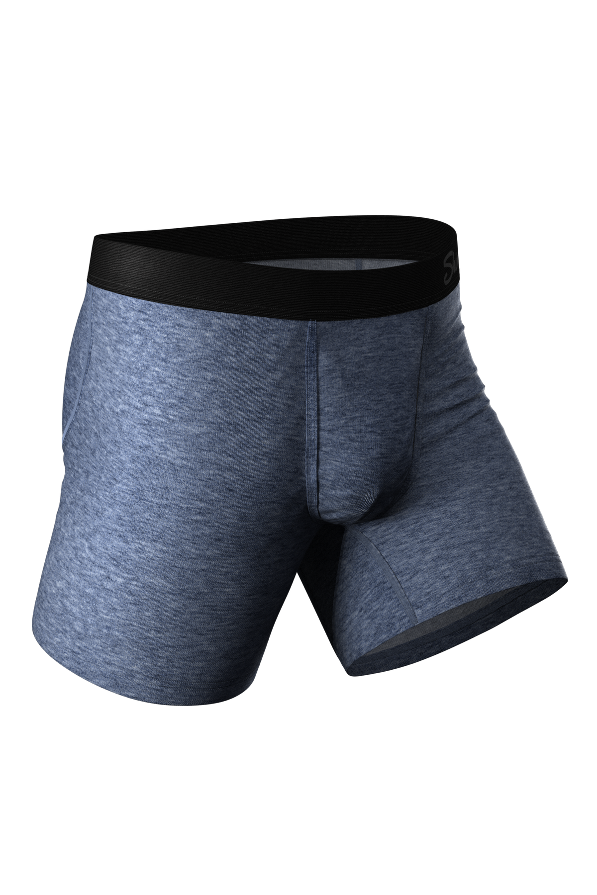 The Blueberry | Blue Heather Ball Hammock® Pouch Underwear - Shinesty