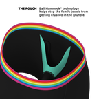 The Bona Fide Pride | Pride Ball Hammock® Pouch Underwear With Fly - Shinesty