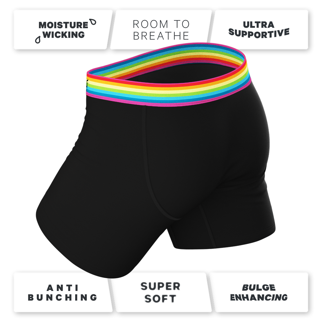 The Bona Fide Pride | Pride Ball Hammock® Pouch Underwear With Fly - Shinesty