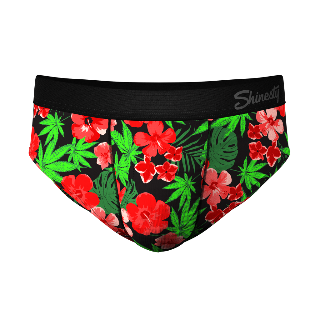 The Bongstera | Tropical Weed Ball Hammock® Pouch Underwear Briefs - Shinesty