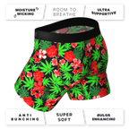 The Bongstera | Tropical Weed Ball Hammock® Pouch Underwear - Shinesty