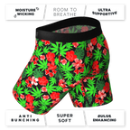 The Bongstera | Tropical Weed Ball Hammock® Boxer - Long Leg - Shinesty