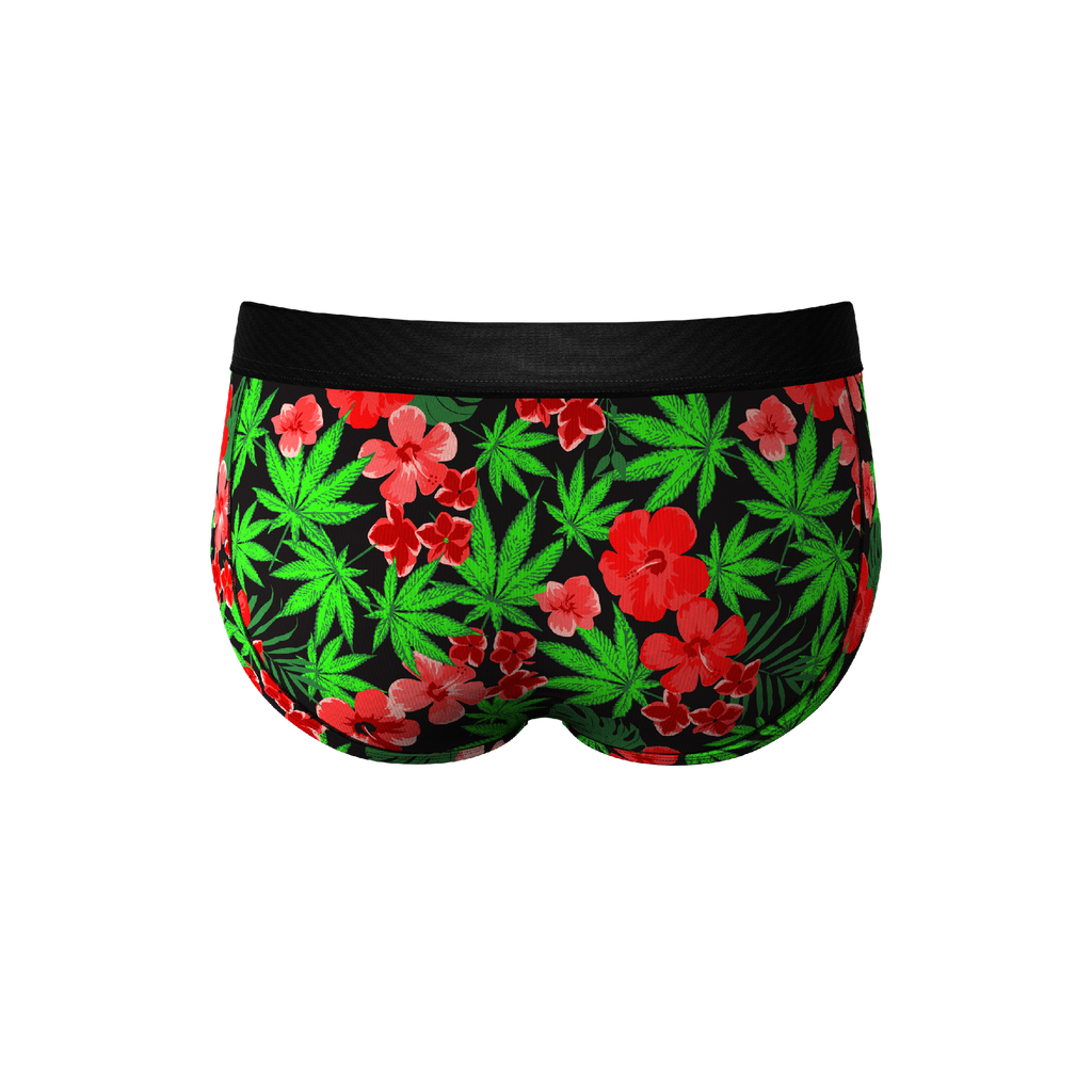 The Bongstera | Tropical Weed Ball Hammock® Pouch Underwear Briefs - Shinesty
