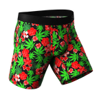 The Bongstera | Tropical Weed Ball Hammock® Boxer - Long Leg - Shinesty