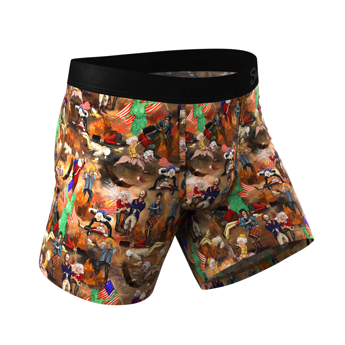 The Boston Tea Bag Party | Patriotic Ball Hammock® Pouch Underwear - Shinesty