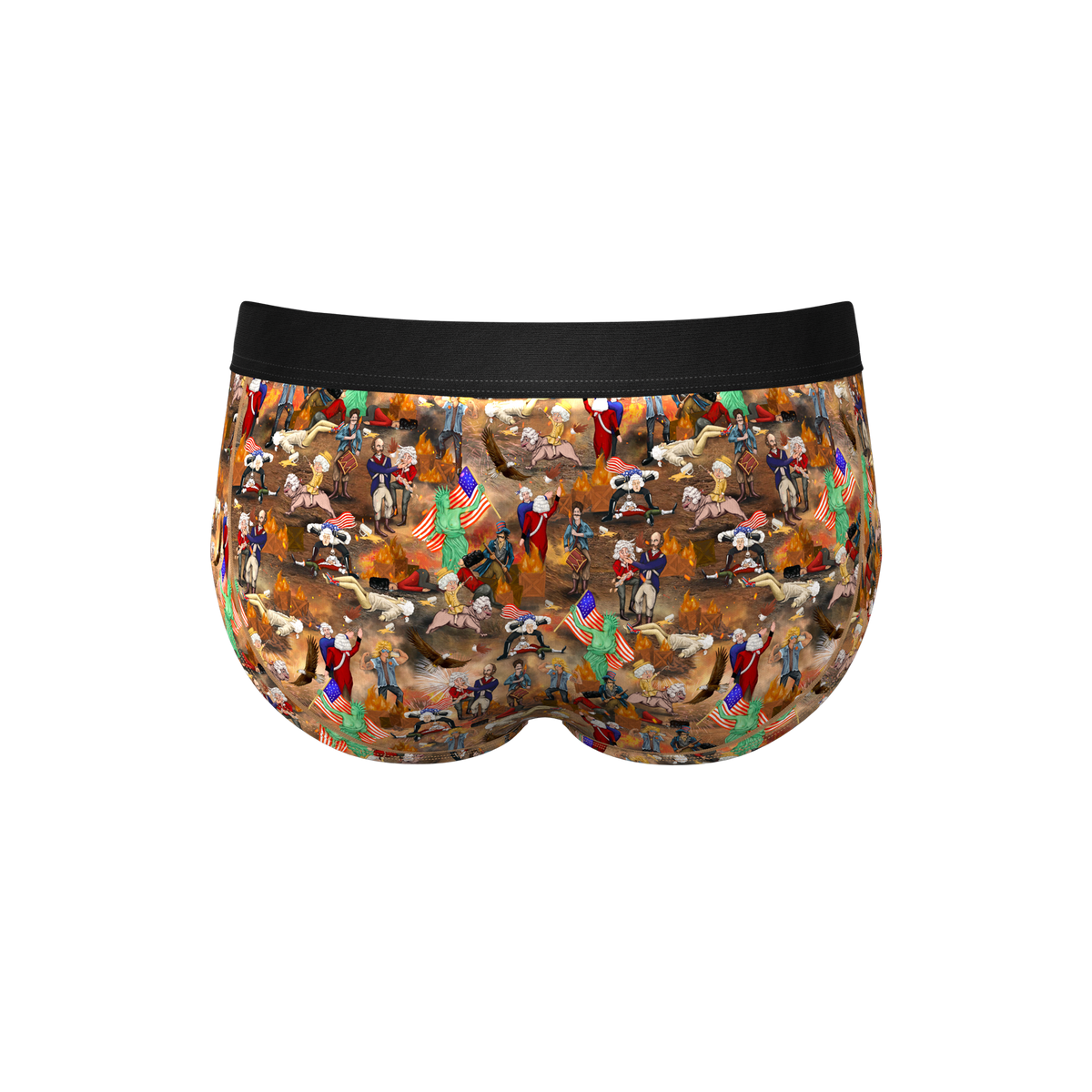 The Boston Tea Bag Party | Patriotic Ball Hammock® Pouch Underwear Briefs - Shinesty
