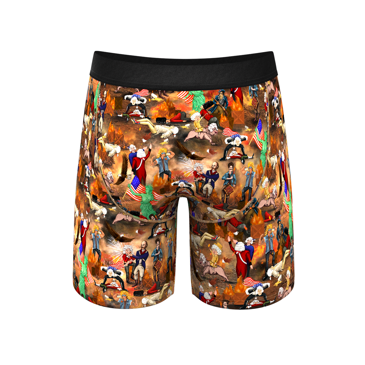 The Boston Tea Bag Party | Patriotic Ball Hammock® Boxer - Long Leg - Shinesty