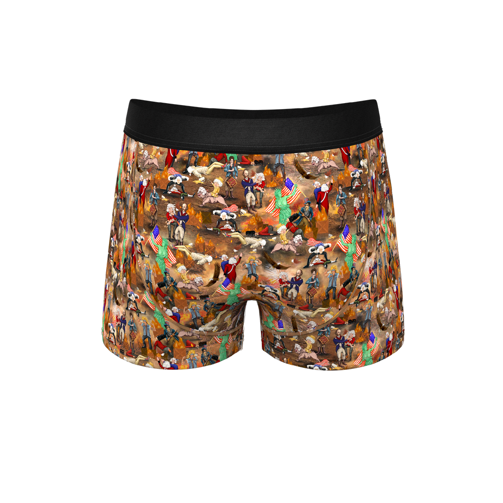 The Boston Tea Bag Party | Patriotic Ball Hammock® Pouch Trunk Underwear - Shinesty
