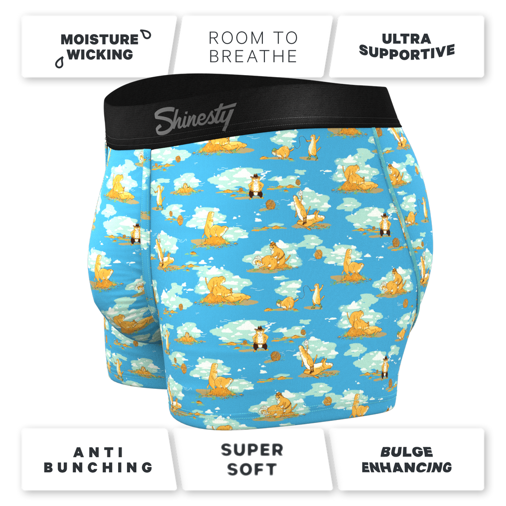 The Brokeback Mounted | Prairie Dog Ball Hammock® Pouch Trunk Underwear - Shinesty
