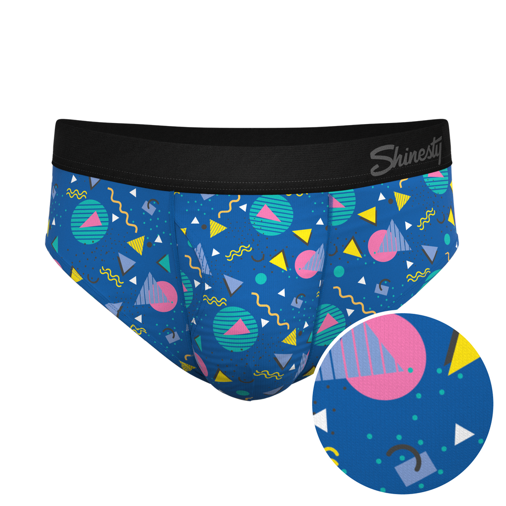 The Bus Stop | Retro Shapes Ball Hammock® Pouch Underwear Briefs - Shinesty