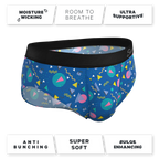 The Bus Stop | Retro Shapes Ball Hammock® Pouch Underwear Briefs - Shinesty