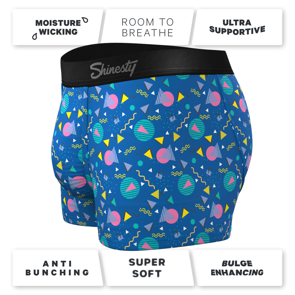 The Bus Stop | Retro Shapes Ball Hammock® Pouch Trunk Underwear - Shinesty