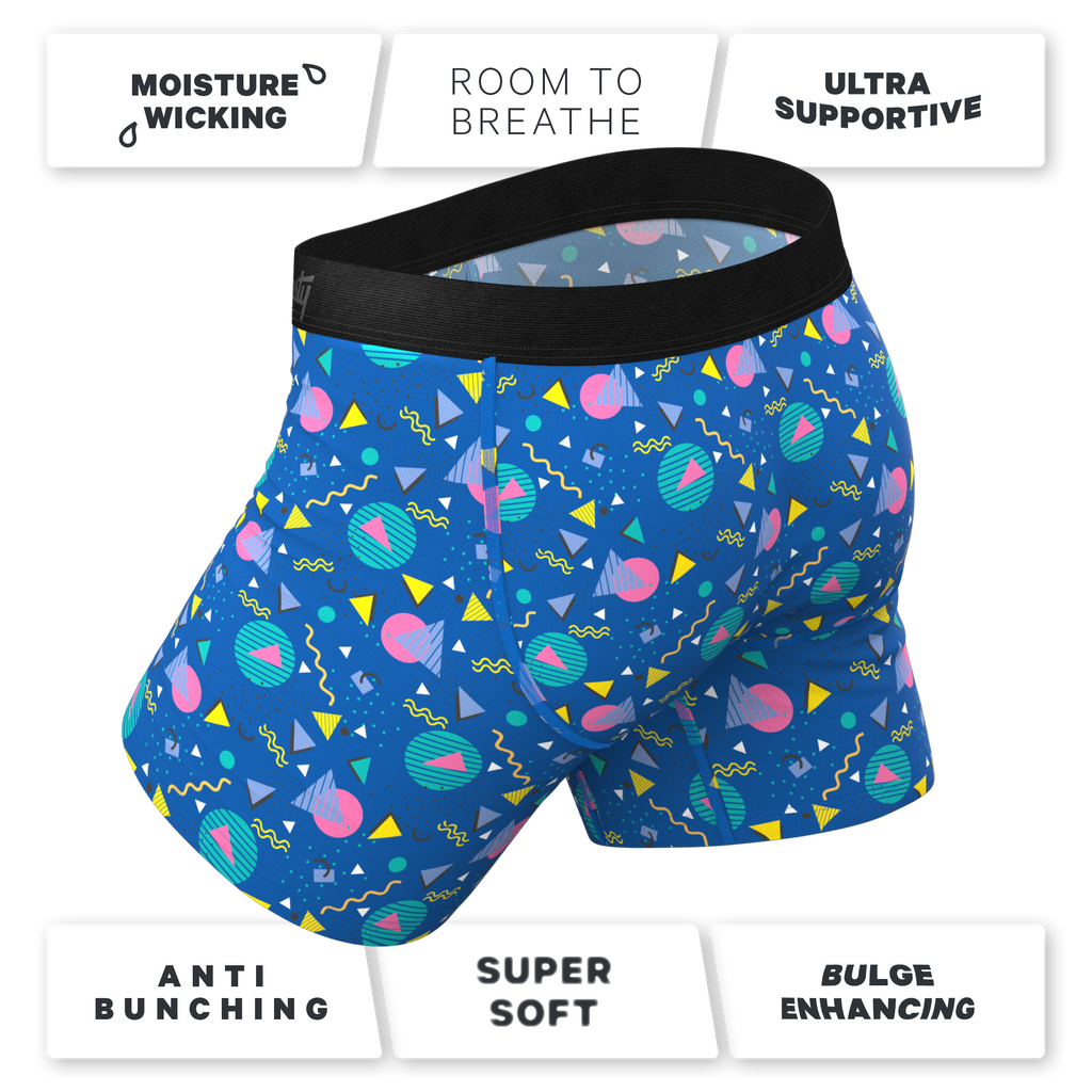 The Bus Stop | Retro Shapes Ball Hammock® Pouch Underwear - Shinesty