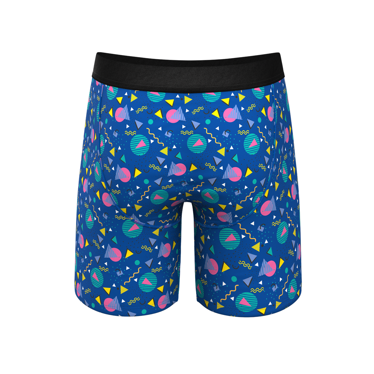 The Bus Stop | Retro Shapes Ball Hammock® Boxer - Long Leg - Shinesty