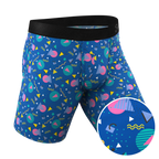 The Bus Stop | Retro Shapes Ball Hammock® Boxer - Long Leg - Shinesty