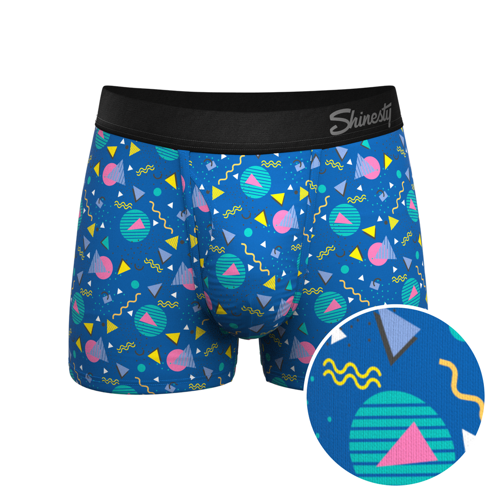 The Bus Stop | Retro Shapes Ball Hammock® Pouch Trunk Underwear - Shinesty