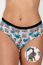 The Maximus | Tropical Elephants Cheeky Underwear - Shinesty