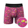 The Check Your Melons | Breast Cancer Awareness Ball Hammock® Pouch Underwear With Fly - Shinesty