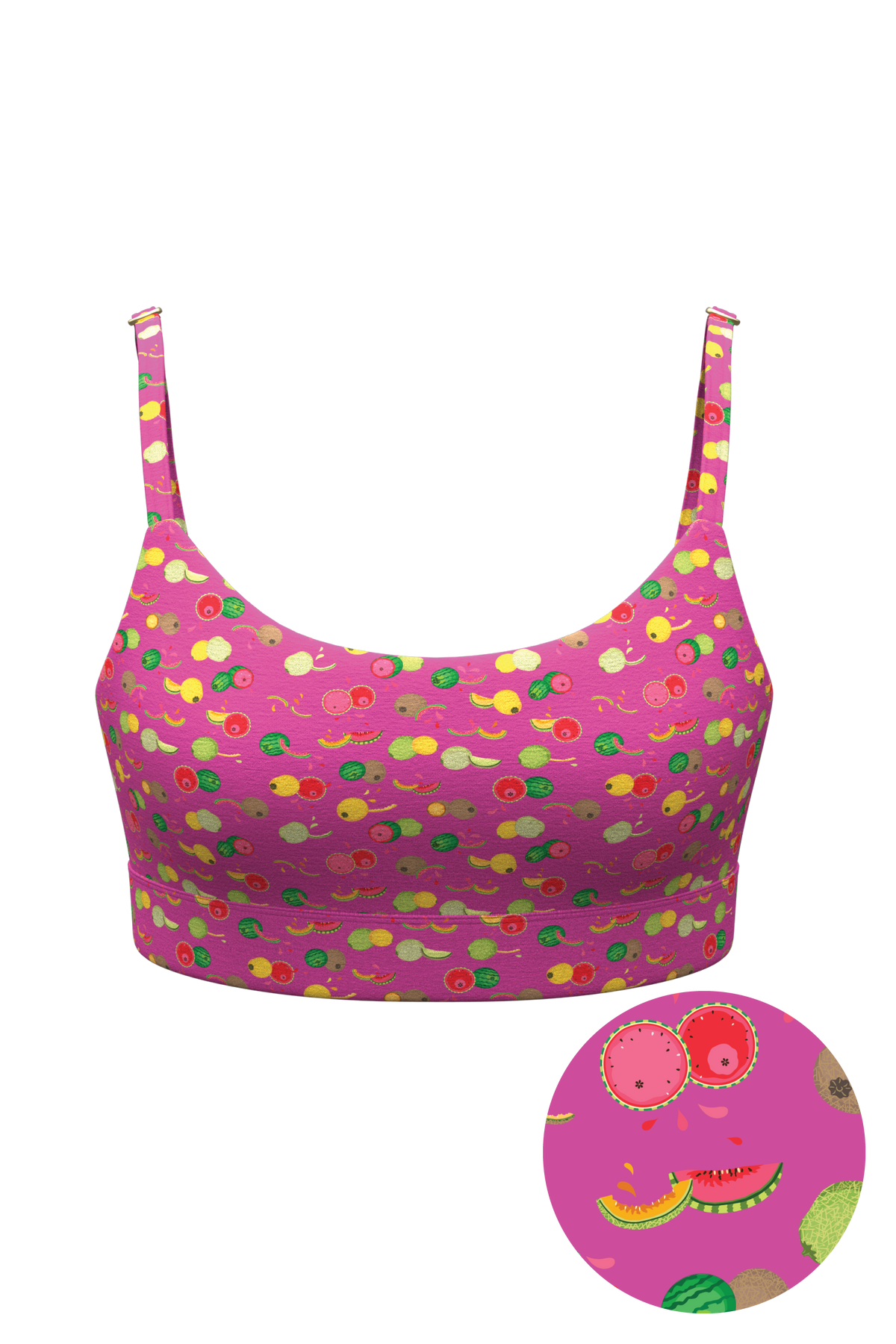 The Check Your Melons | Breast Cancer Awareness Boob Hammock™ Scoop Bralette - Shinesty