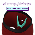 The Cherry Pie | Burgundy paradICE™ Cooling Ball Hammock® Underwear - Shinesty