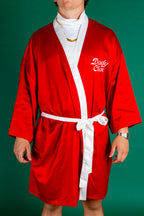 The Daddy Claus | Red Santa Christmas Kimono - Shinesty