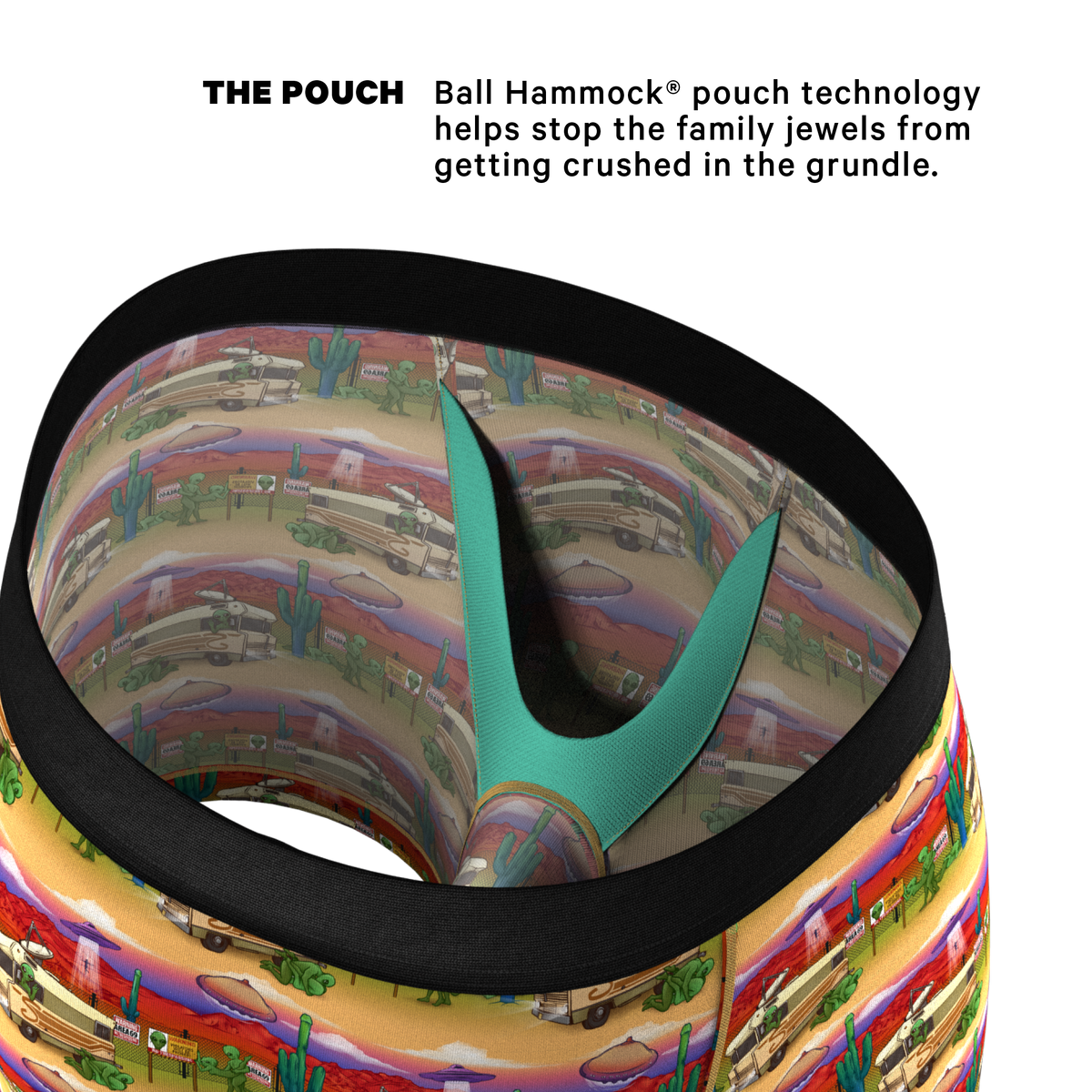 The Close Encounter | Alien Ball Hammock® Pouch Underwear - Shinesty
