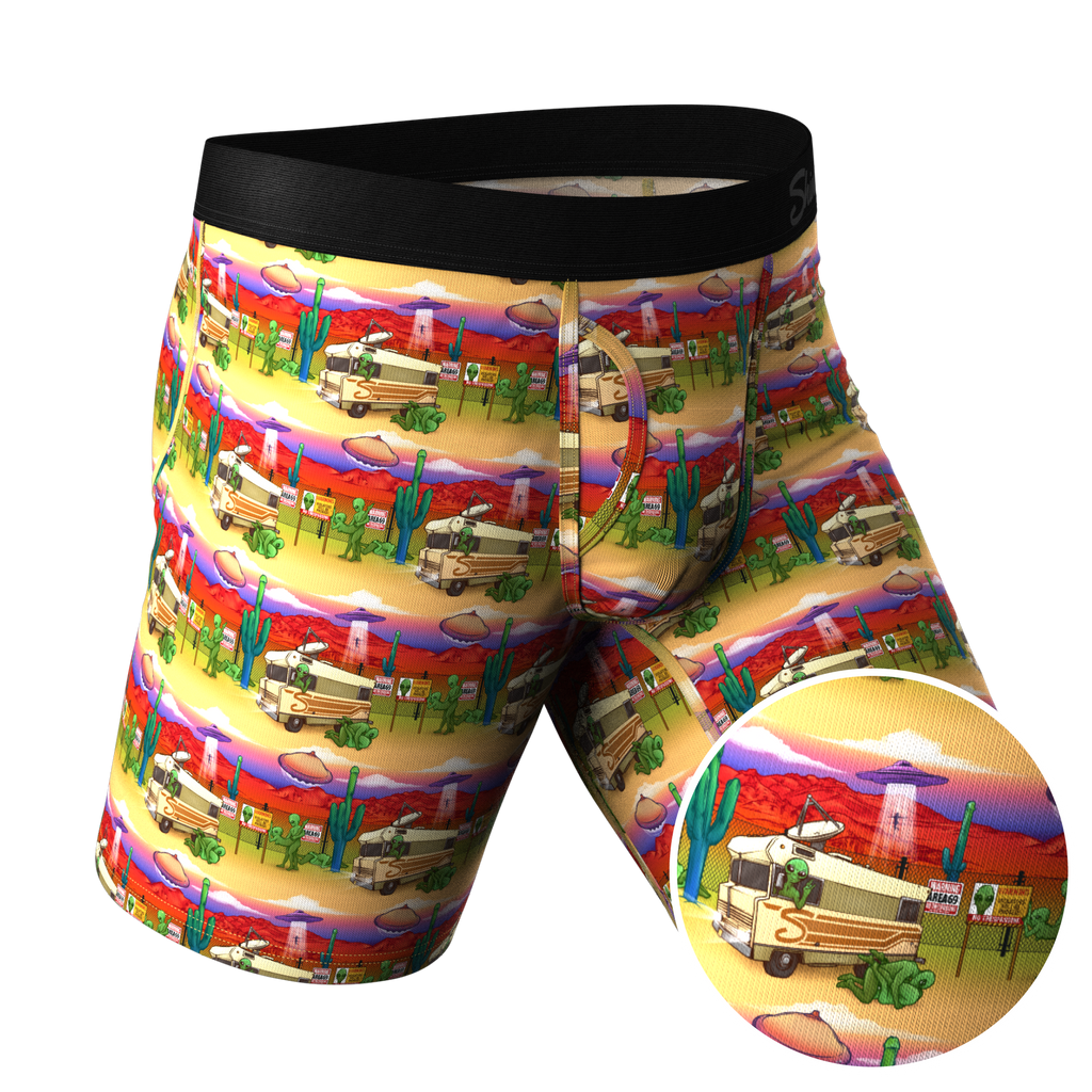 The Close Encounter | Alien Ball Hammock® Boxer - Long Leg - Shinesty