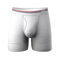 The Cloud 9 | Solid White Ball Hammock® Pouch Underwear With Fly - Shinesty