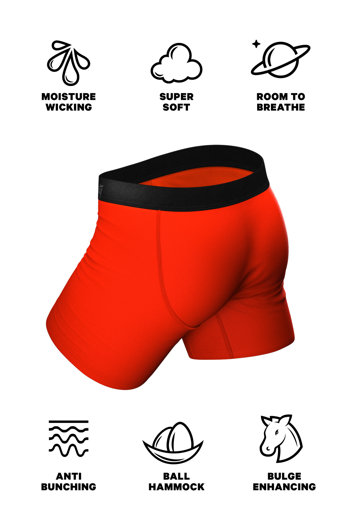 The Coney Islands | Hot Dog Ball Hammock® Boxer Couples Matching Underwear 2 Pack - Shinesty