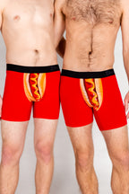 The Coney Islands | Hot Dog Ball Hammock® Boxer Couples Matching Underwear 2 Pack - Shinesty