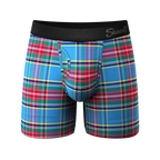 The Crisscross Applesauce | Plaid Ball Hammock® Pouch Underwear With Fly - Shinesty