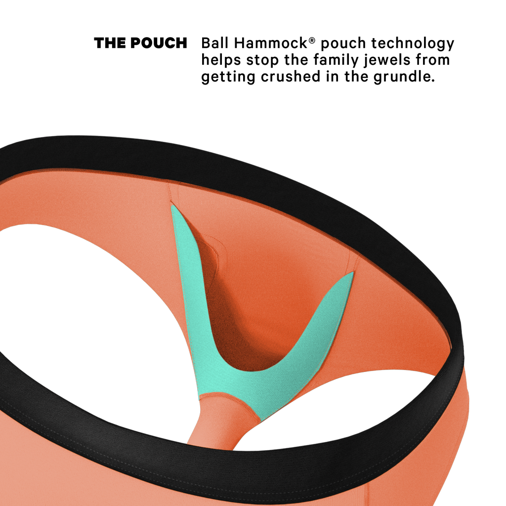The Crossing Guard | Orange Ball Hammock® Pouch Underwear Briefs - Shinesty