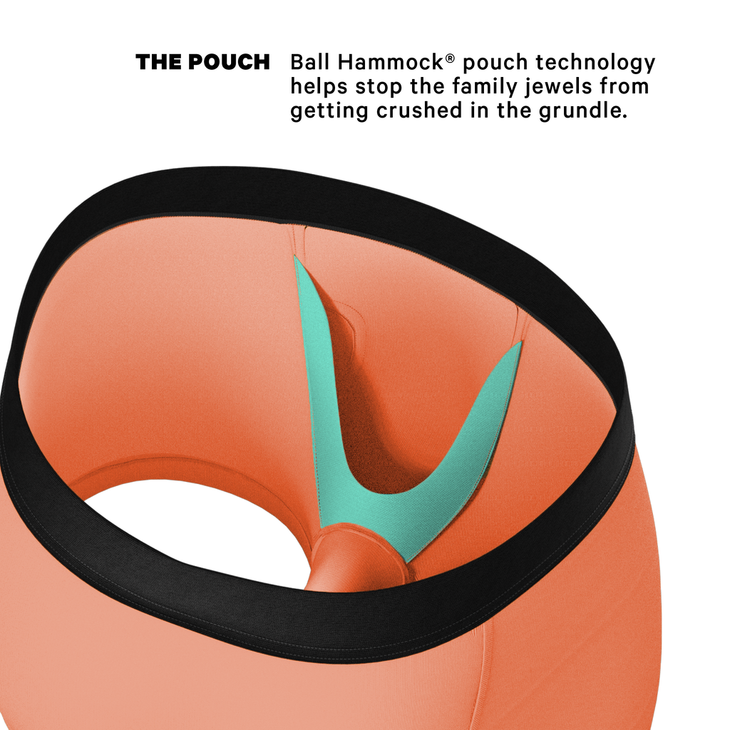 The Crossing Guard | Orange Ball Hammock® Pouch Trunk Underwear - Shinesty
