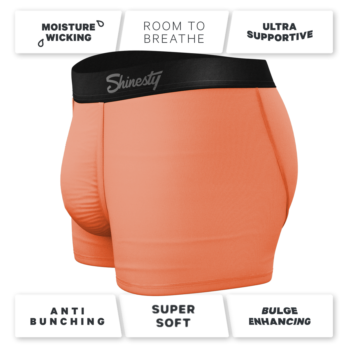The Crossing Guard | Orange Ball Hammock® Pouch Trunk Underwear - Shinesty