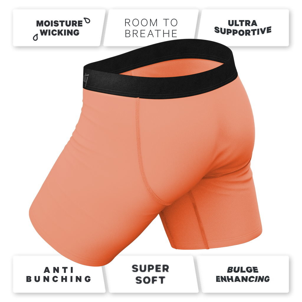 The Crossing Guard | Orange Ball Hammock® Boxer - Long Leg - Shinesty