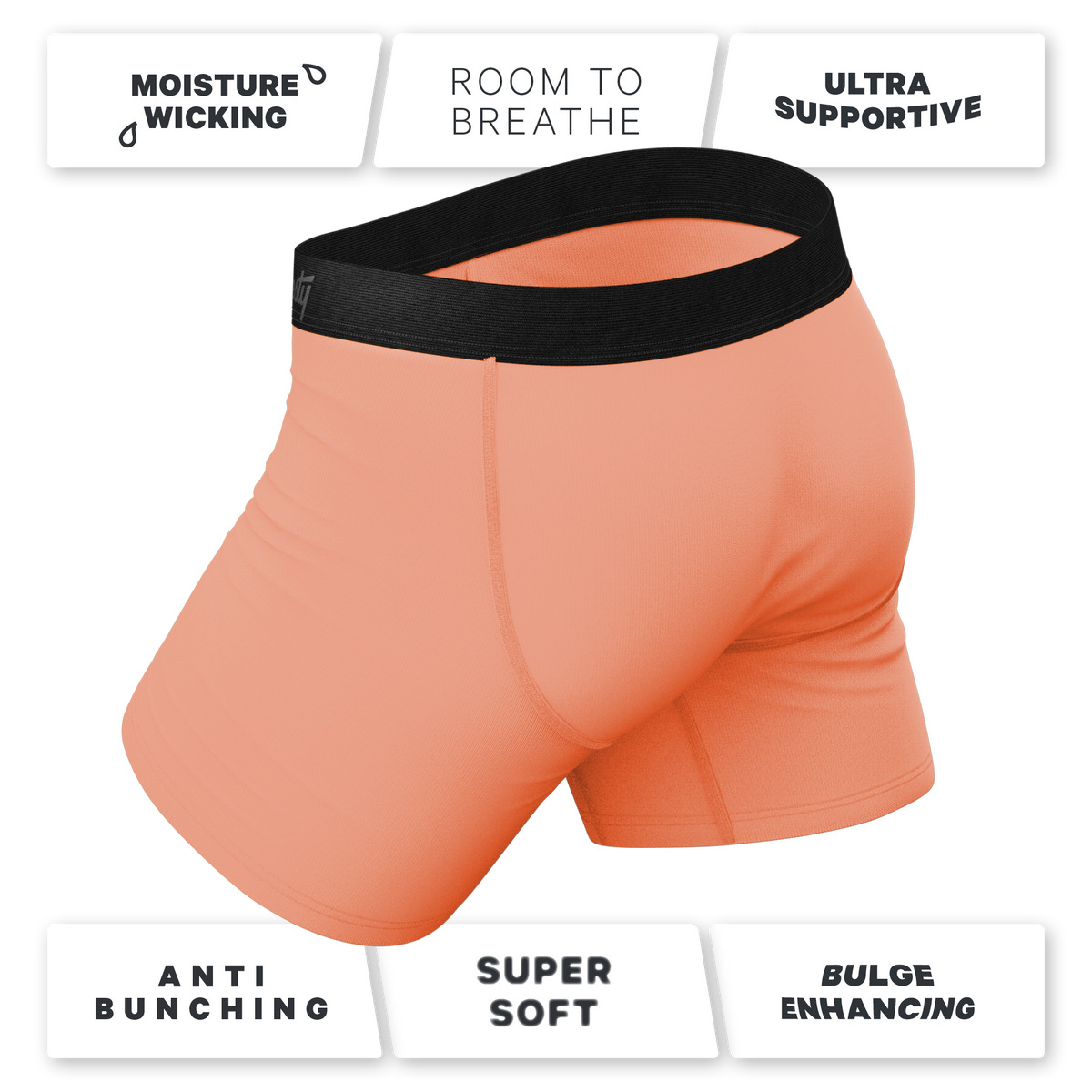 The Crossing Guard | Orange Ball Hammock® Pouch Underwear - Shinesty