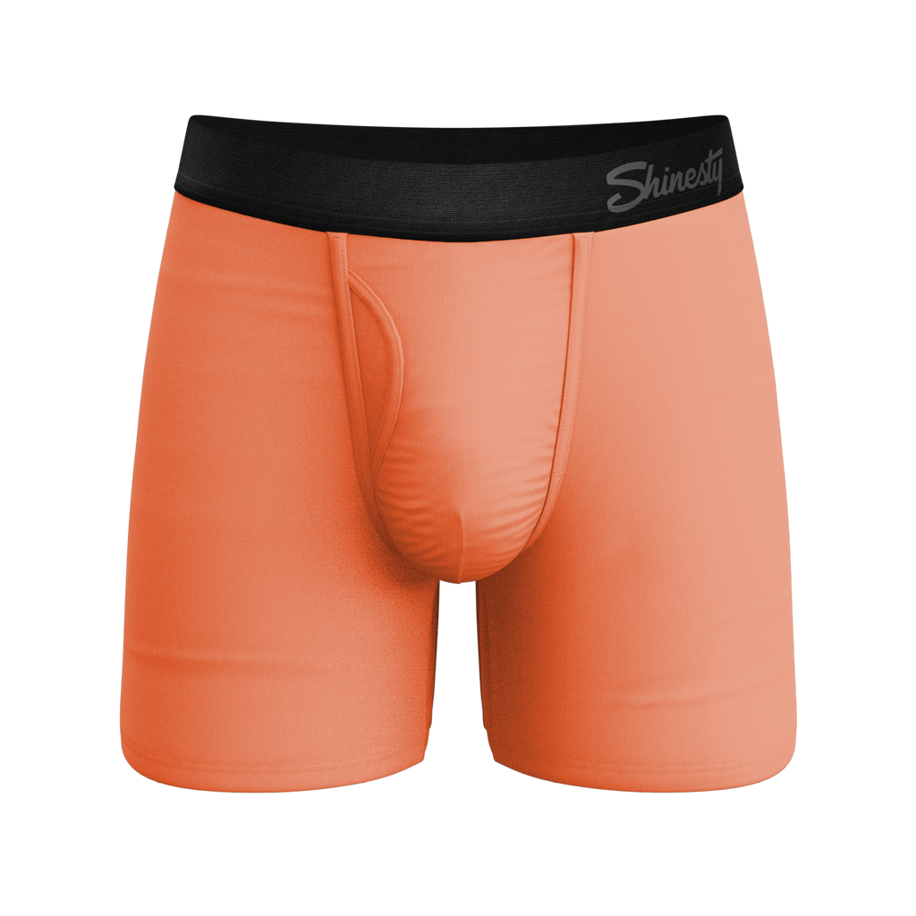 The Crossing Guard | Orange Ball Hammock® Pouch Underwear With Fly - Shinesty
