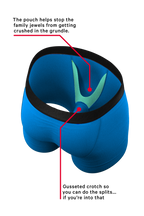 The Crown Jewels | Royal Blue Ball Hammock® Pouch Underwear - Shinesty