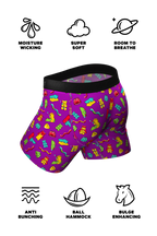 The Naughty Bears | Gummy Bear Ball Hammock® Pouch Underwear With Fly - Shinesty