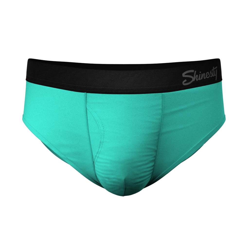The Cyantific Theory | Turquoise Ball Hammock® Pouch Underwear Briefs - Shinesty