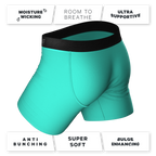 The Cyantific Theory | Turquoise Ball Hammock® Pouch Underwear - Shinesty