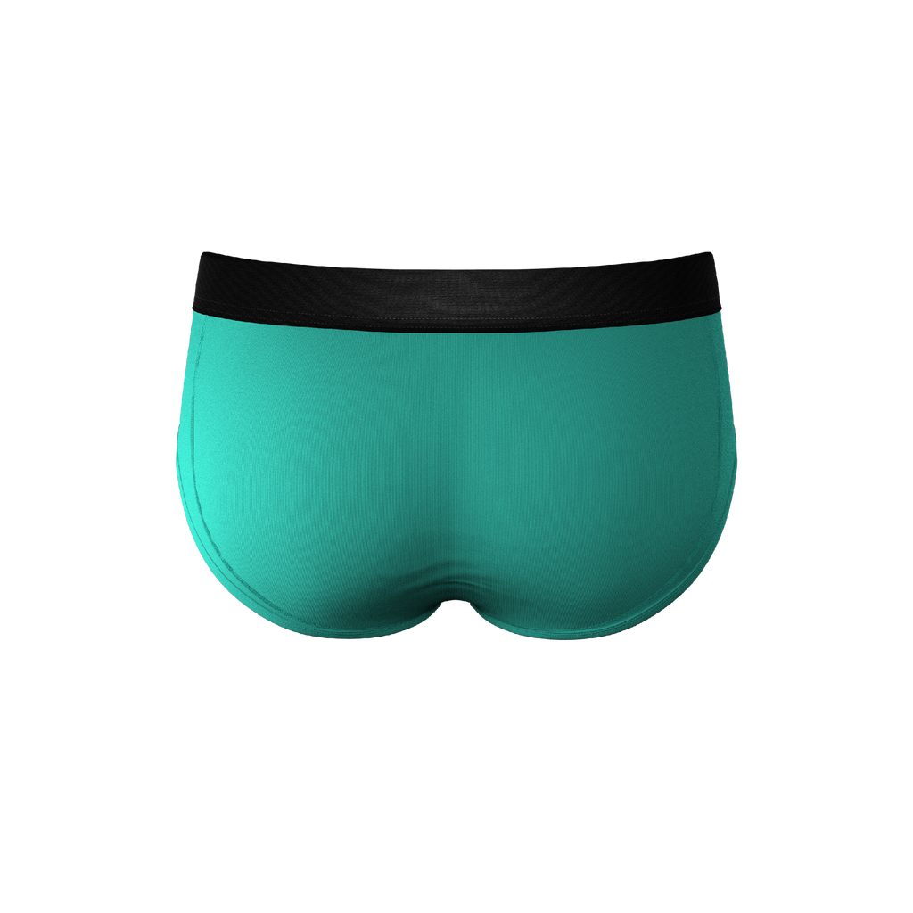 The Cyantific Theory | Turquoise Ball Hammock® Pouch Underwear Briefs - Shinesty